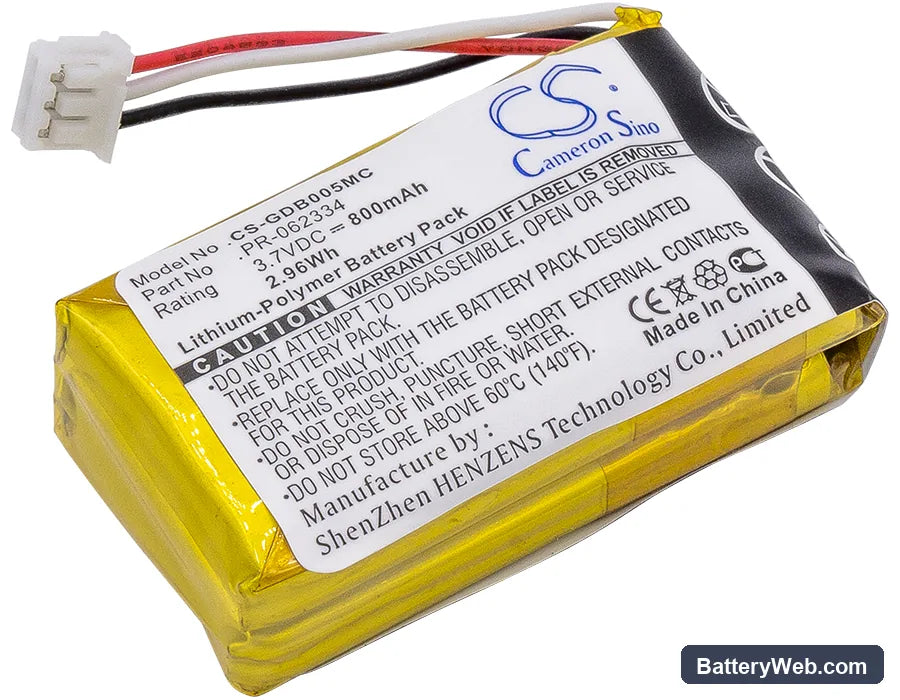 GoPro Hero HWBL1 Replacement Battery, 3.7V, 800mAh, Li-Polymer 1