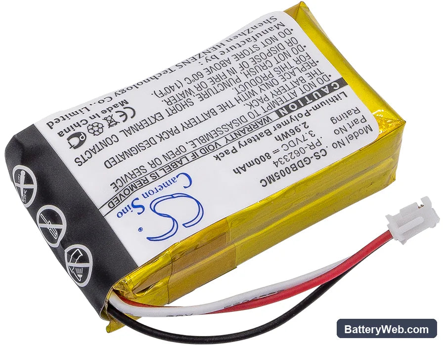 GoPro Hero HWBL1 Replacement Battery, 3.7V, 800mAh, Li-Polymer 2
