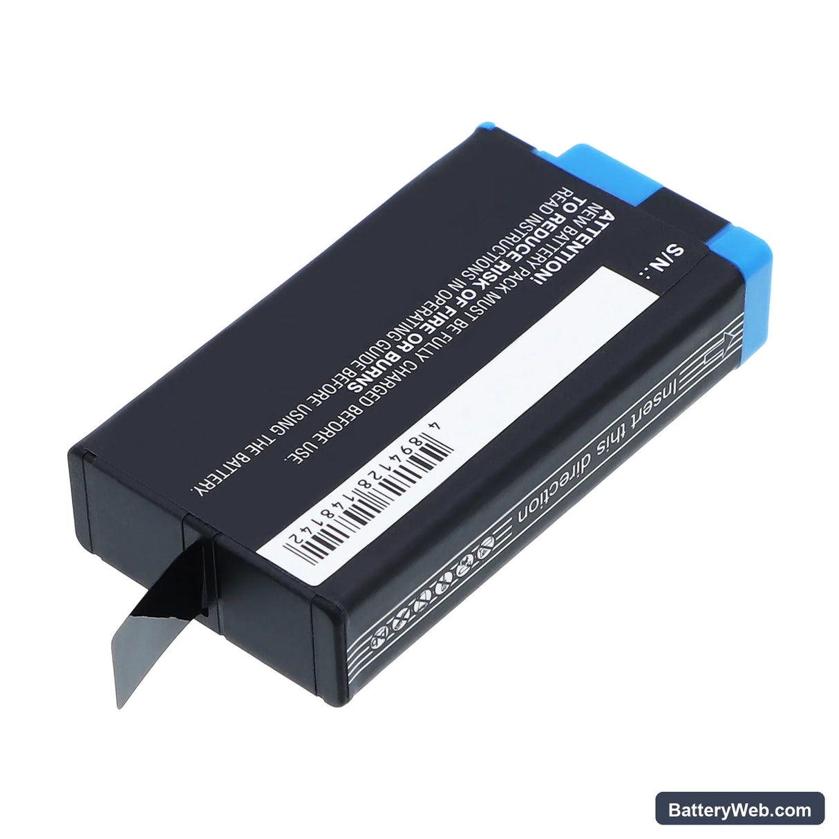 GoPro Max Replacement Battery, 3.85V, 1400mAh, Li-ion 4