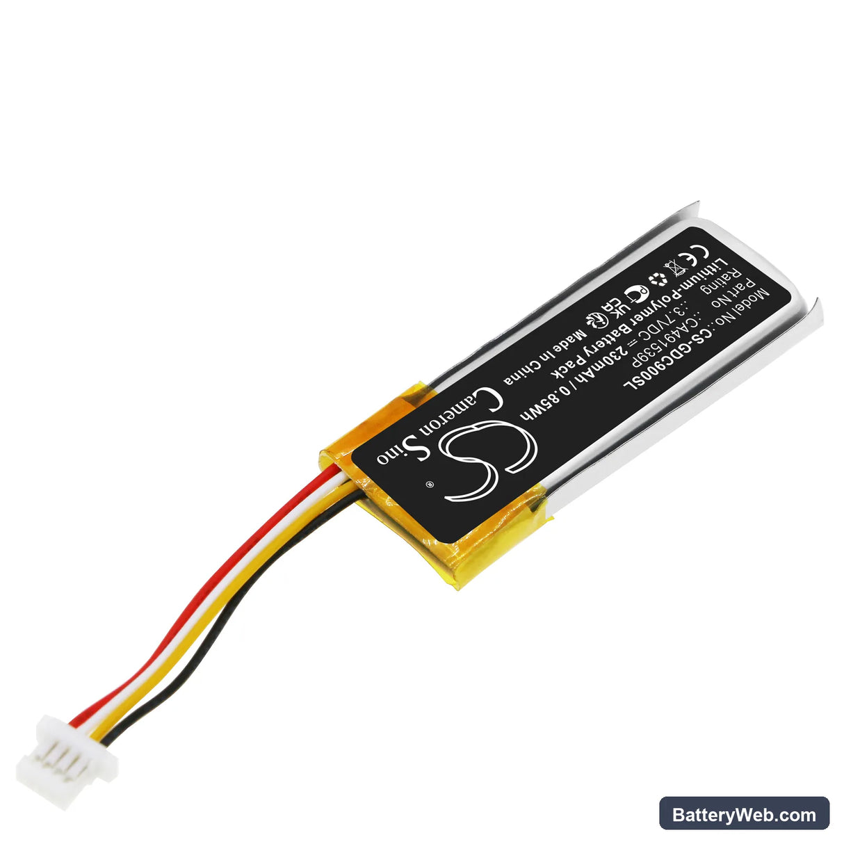 Google Daydream Controller Replacement Battery, 3.7V, 230mAh, Li-Polymer 2