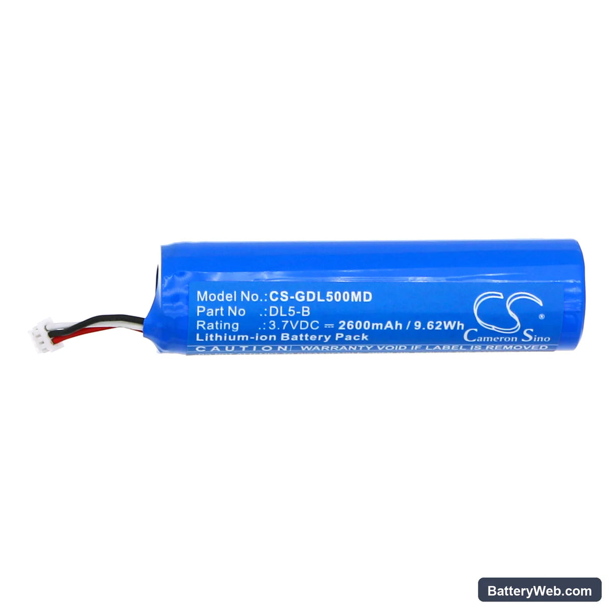 3GEN DermLite DL5 dermatoscope Replacement Battery, 3.7V, 2600mAh, Li-ion 3