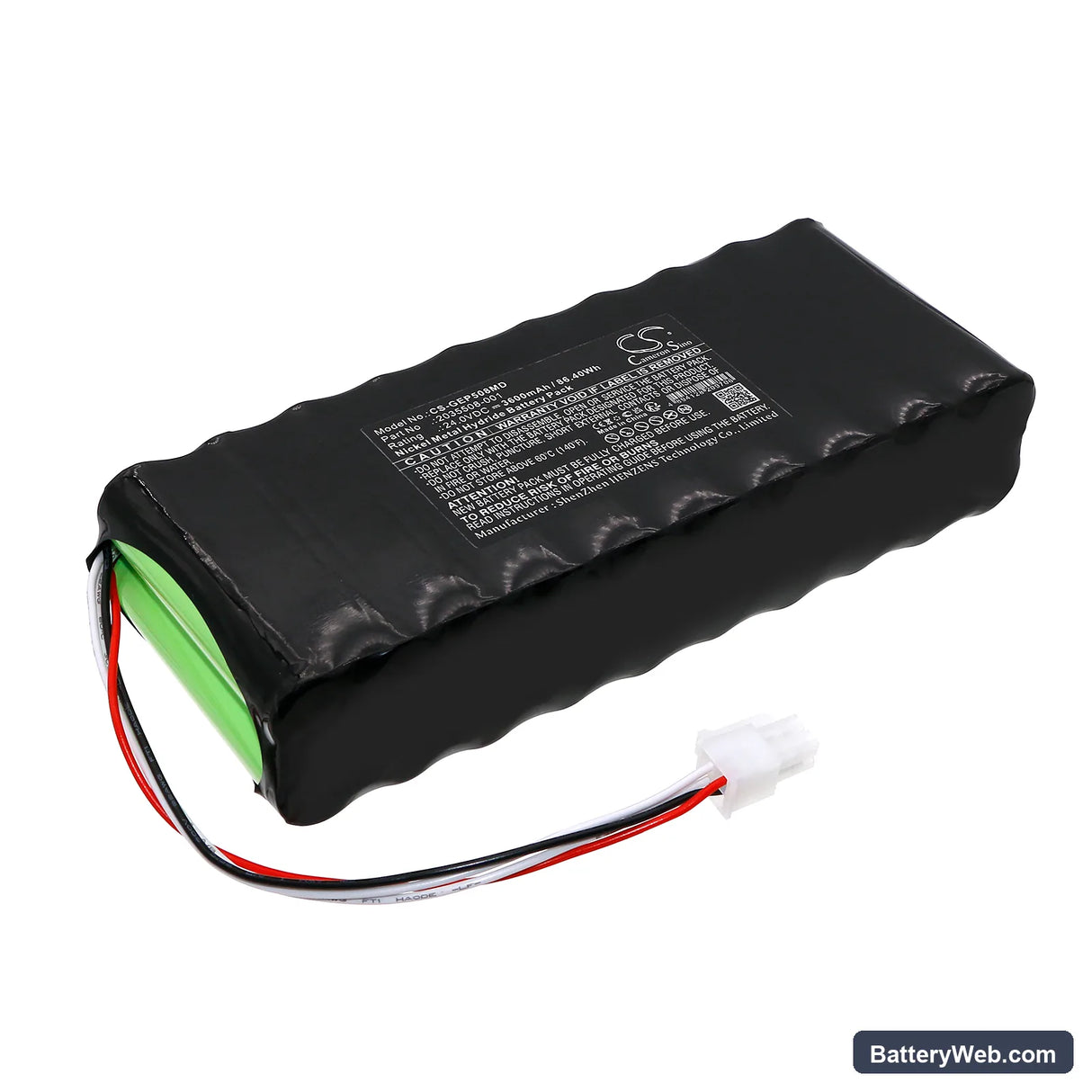 Criticare ELB External Power Supply Replacement Battery, 24V, 3600mAh, Ni-MH 1