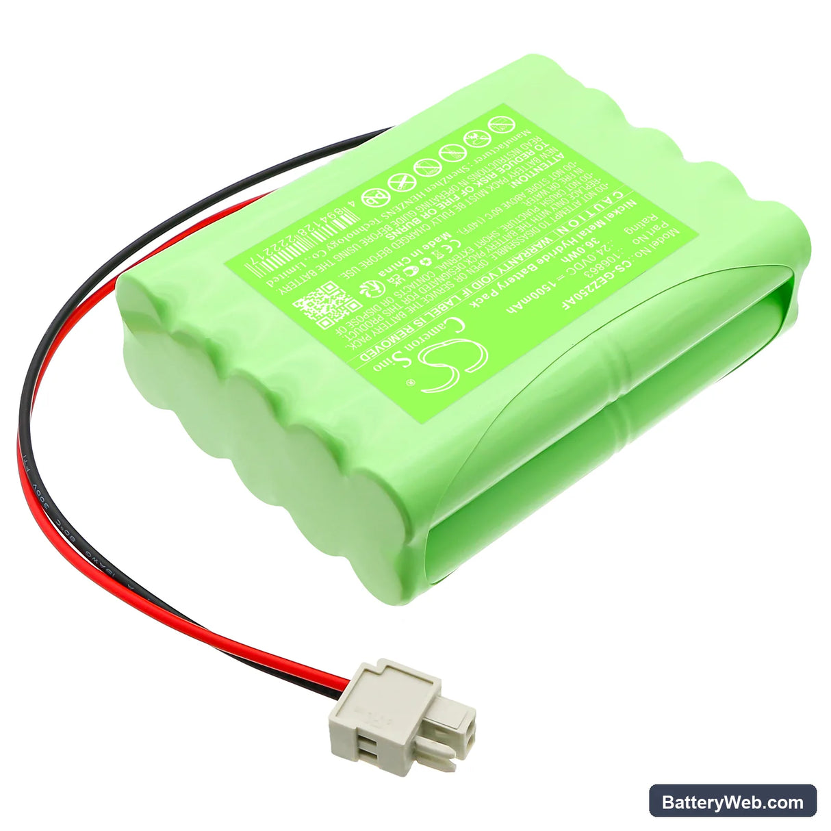 GEZE 106863 Replacement Battery, 24V, 1500mAh, Ni-MH 2