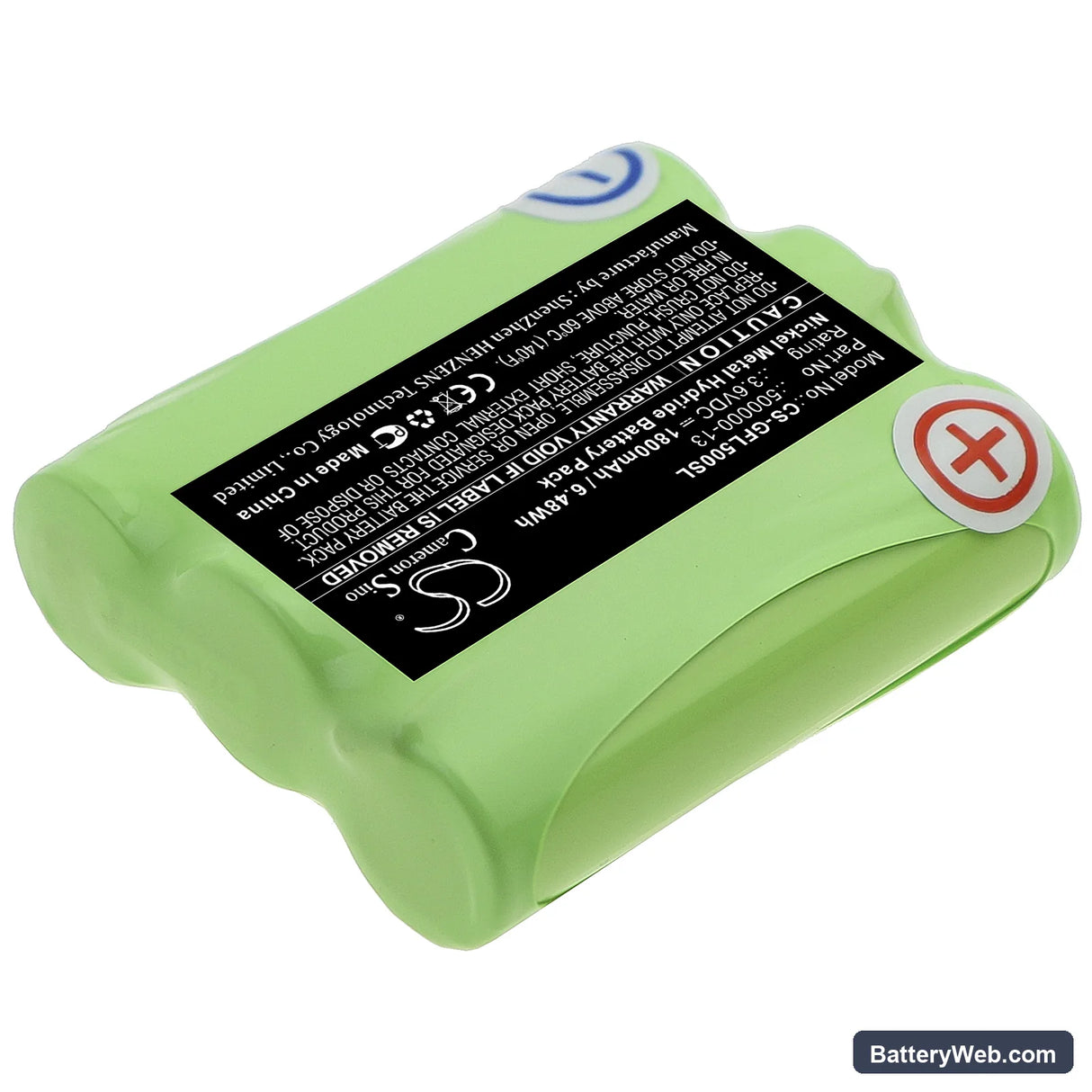 Geo-Fennel Multi-Liner FL 50 plus Replacement Battery, 3.6V, 1800mAh, Ni-MH 2