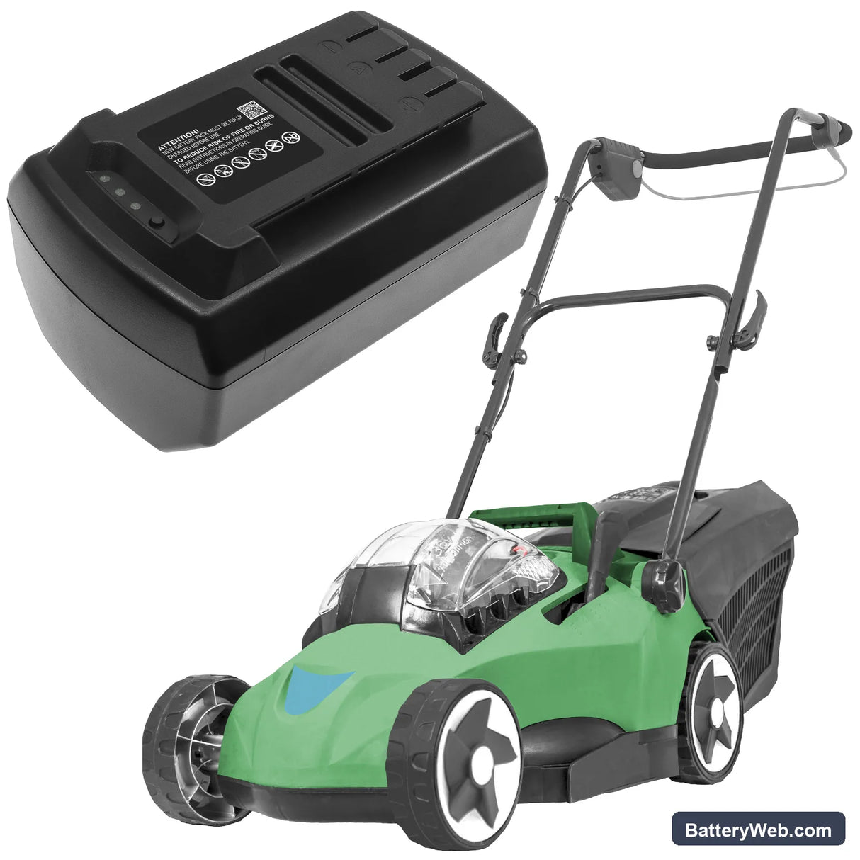 Garden Feelings IAM 36-3730 F Replacement Battery, 36V, 2700mAh, Li-ion 6