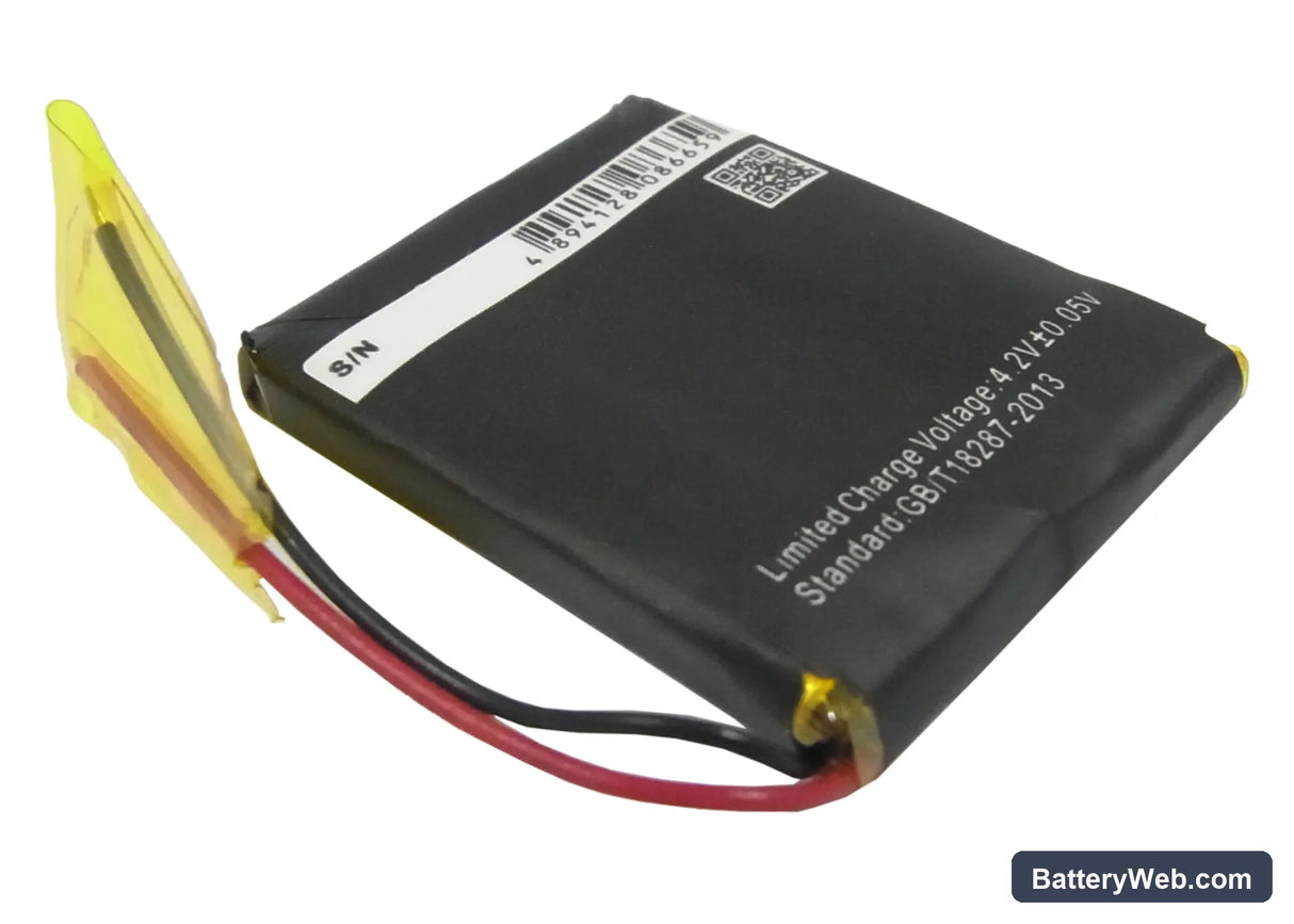 Garmin Foretrex 405 Replacement Battery, 3.7V, 290mAh, Li-Polymer 4