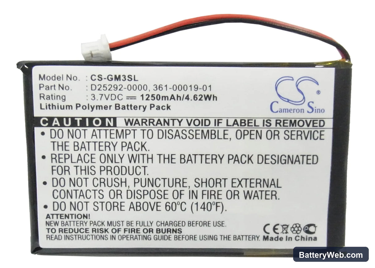 Garmin iQue M3 Replacement Battery, 3.7V, 1250mAh, Li-Polymer 5