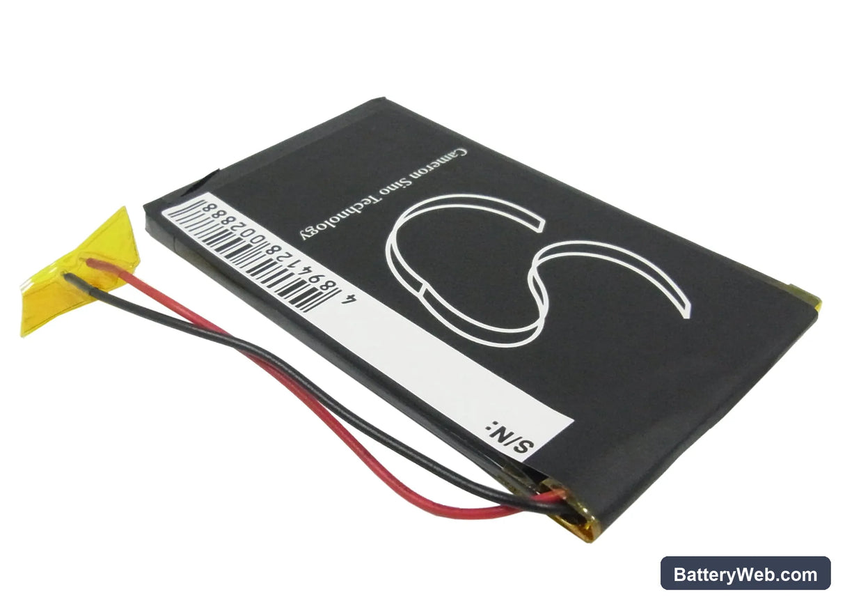 Archos Gmini 400 Replacement Battery, 3.7V, 1400mAh, Li-Polymer 3