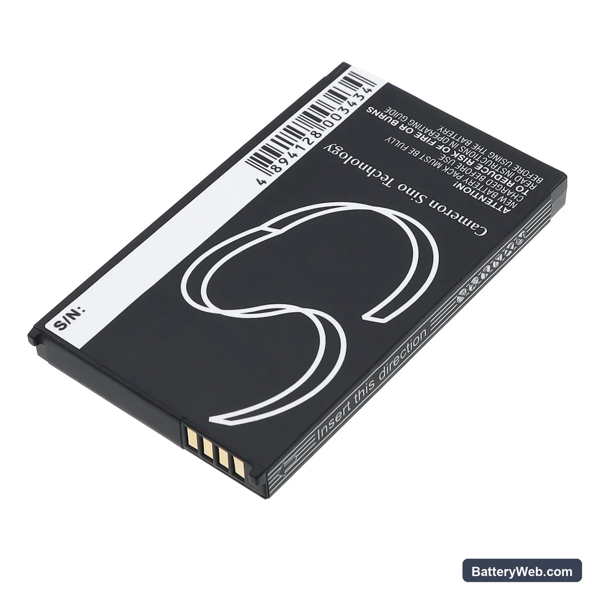 Garmin iQue M5 Replacement Battery, 3.7V, 1400mAh, Li-Polymer 3
