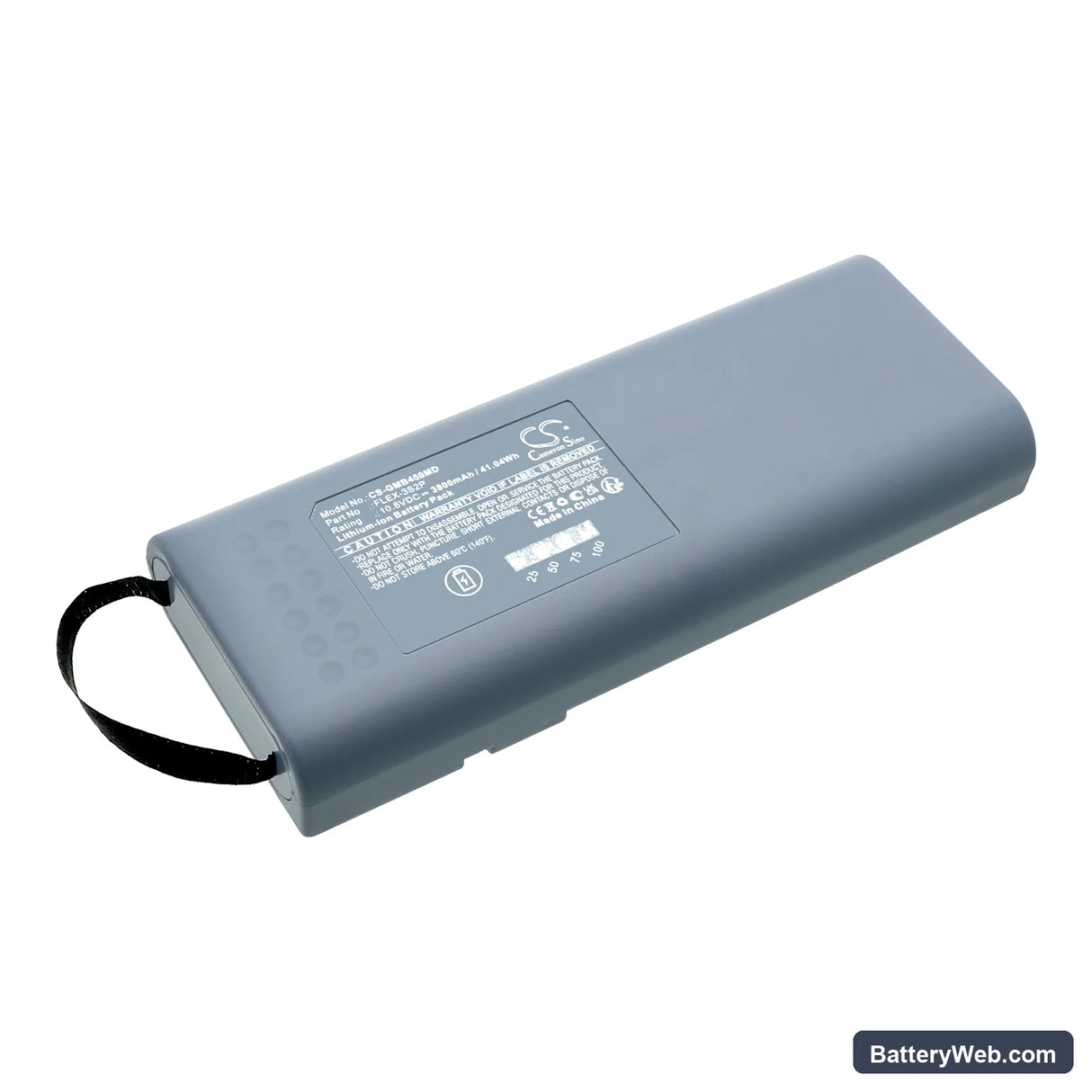 GE Carescape B450 Monitor Replacement Battery, 10.8V, 3800mAh, Li-ion 1