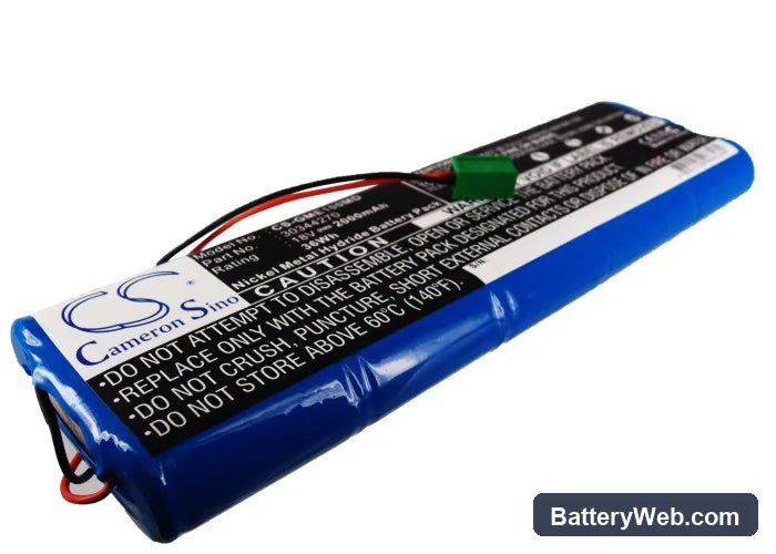 GE Marquette MAC1000 Replacement Battery, 18V, 2000mAh, Ni-MH 1
