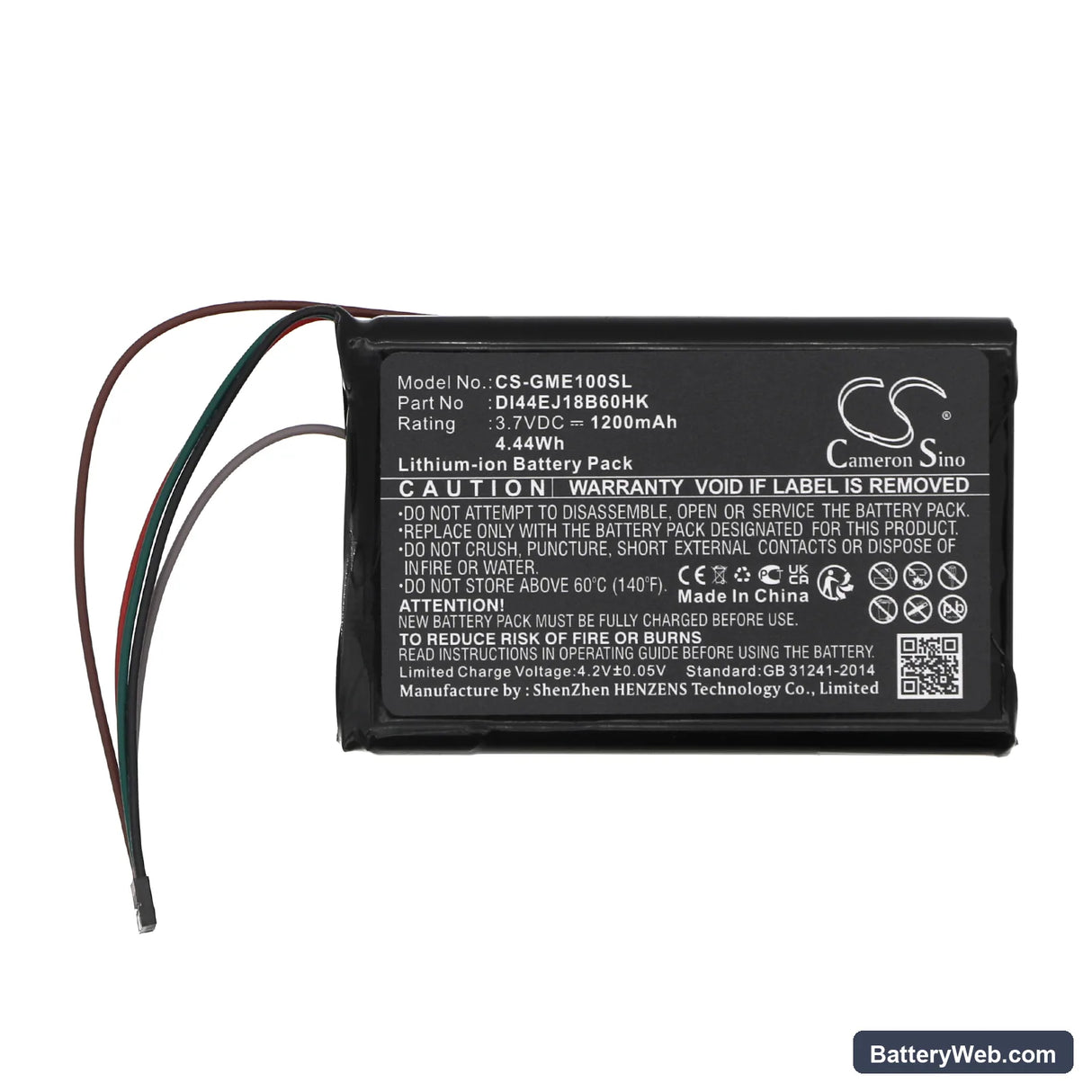 Garmin Edge 1000 Replacement Battery, 3.7V, 1200mAh, Li-ion 3