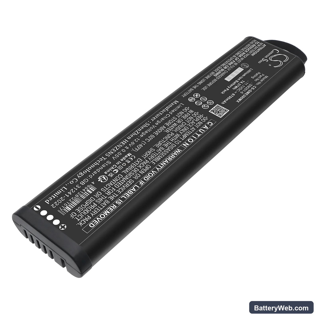 JDSU GC724A Replacement Battery, 11.1V, 6700mAh, Li-ion 2