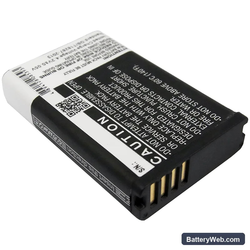 Garmin VIRB Replacement Battery, 3.7V, 2200mAh, Li-ion 4