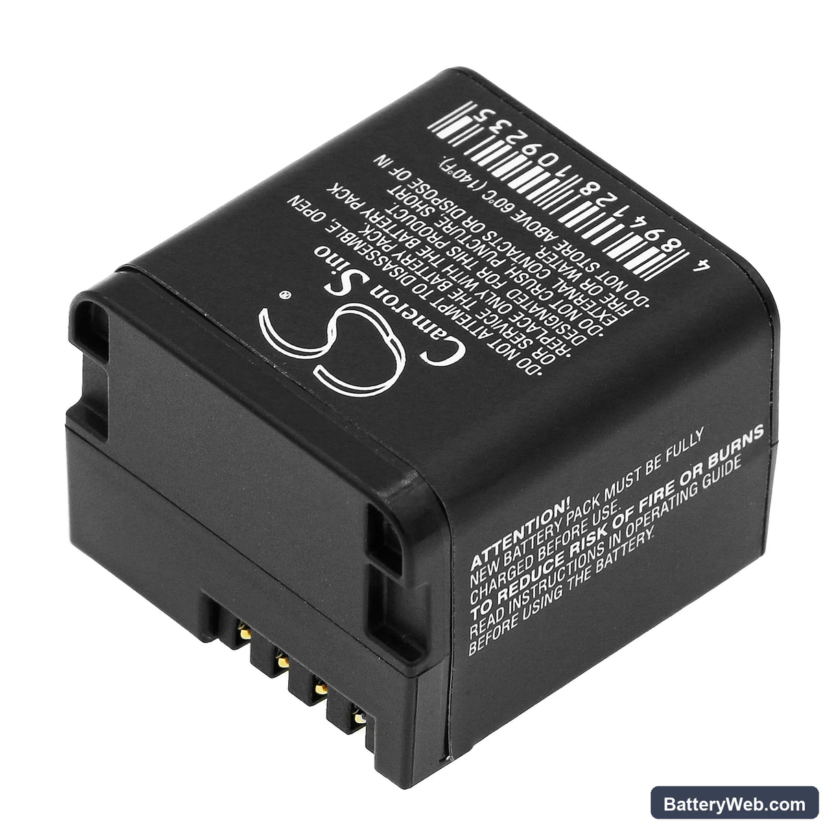 Garmin Virb X Replacement Battery, 3.8V, 980mAh, Li-Polymer 3