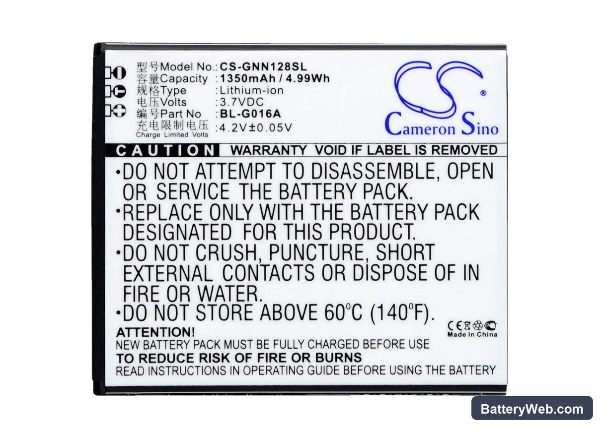 NGM Vorwarts Replacement Battery, 3.7V, 1350mAh, Li-ion 1