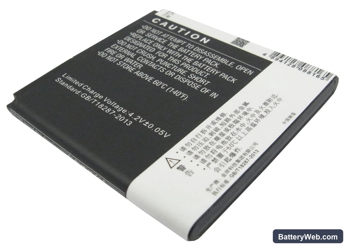 GIONEE GN320 Replacement Battery, 3.7V, 1550mAh, Li-ion 4