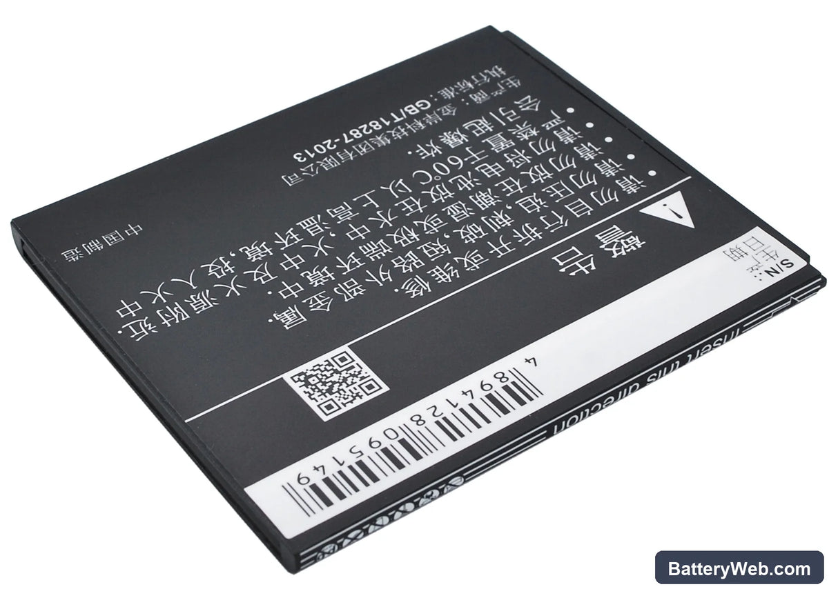 GIONEE X805 Replacement Battery, 3.7V, 2000mAh, Li-ion 4
