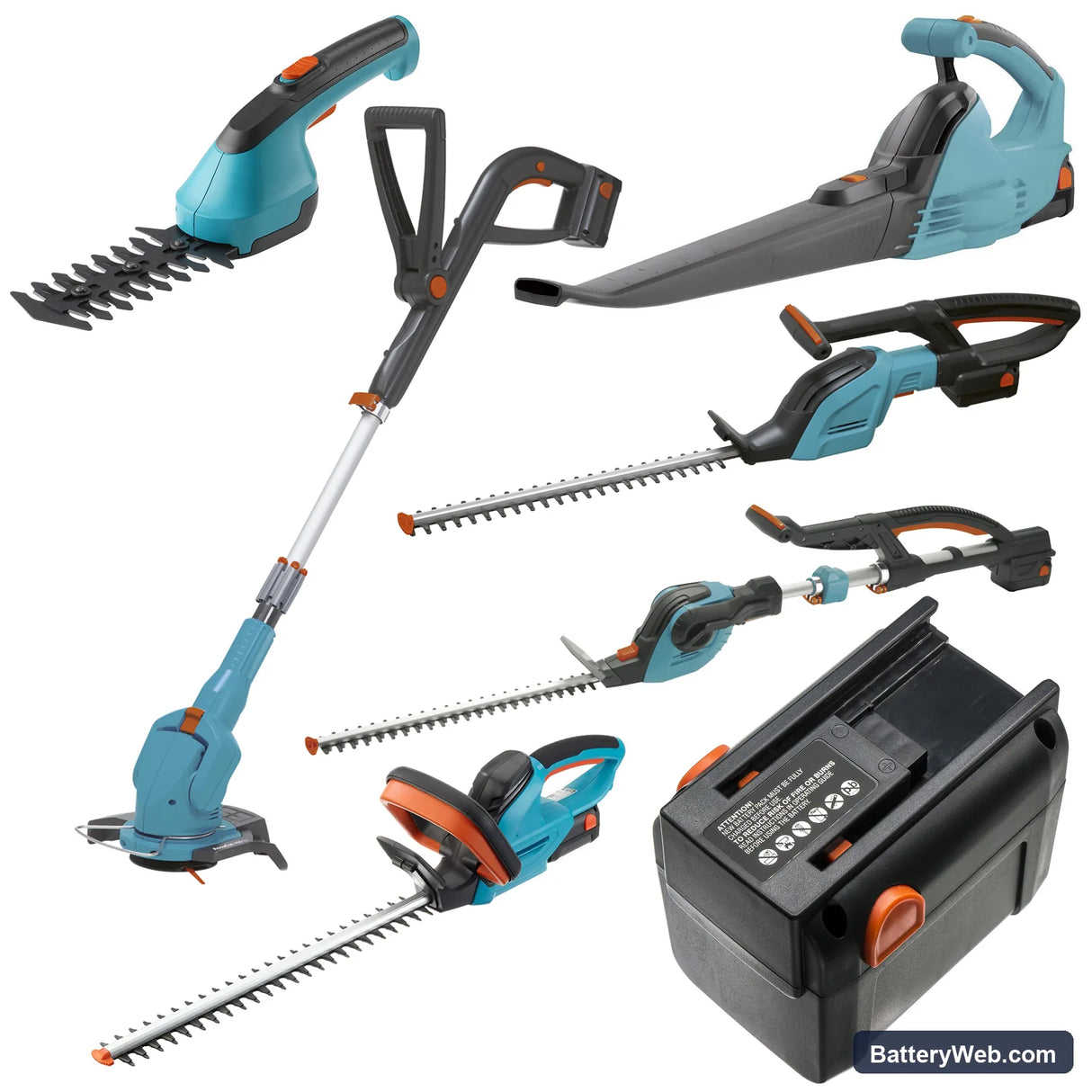 Gardena 8841 Replacement Battery, 18V, 5000mAh, Li-ion 7