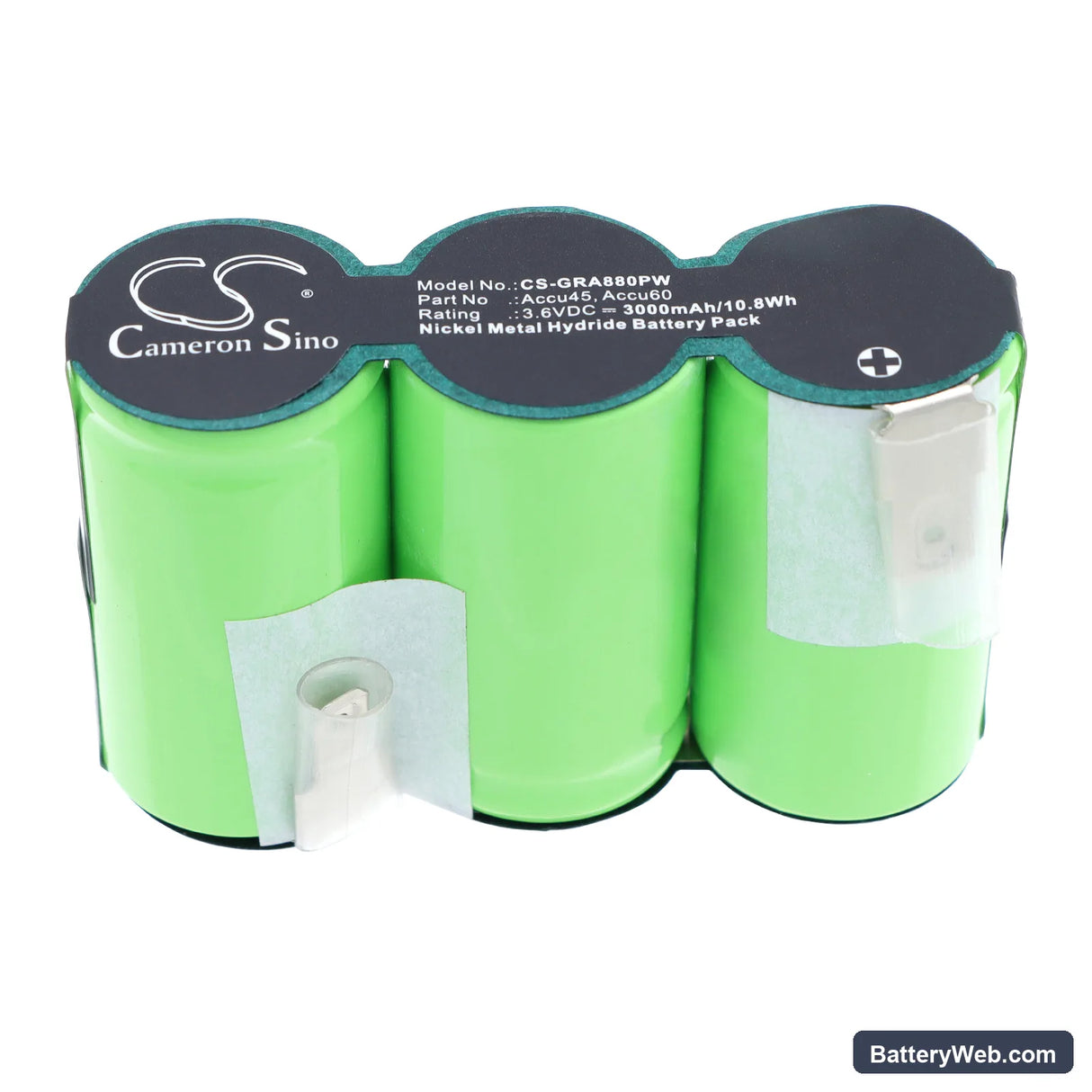 Gardena Rasenkantenschere 8800 Replacement Battery, 3.6V, 3000mAh, Ni-MH 1