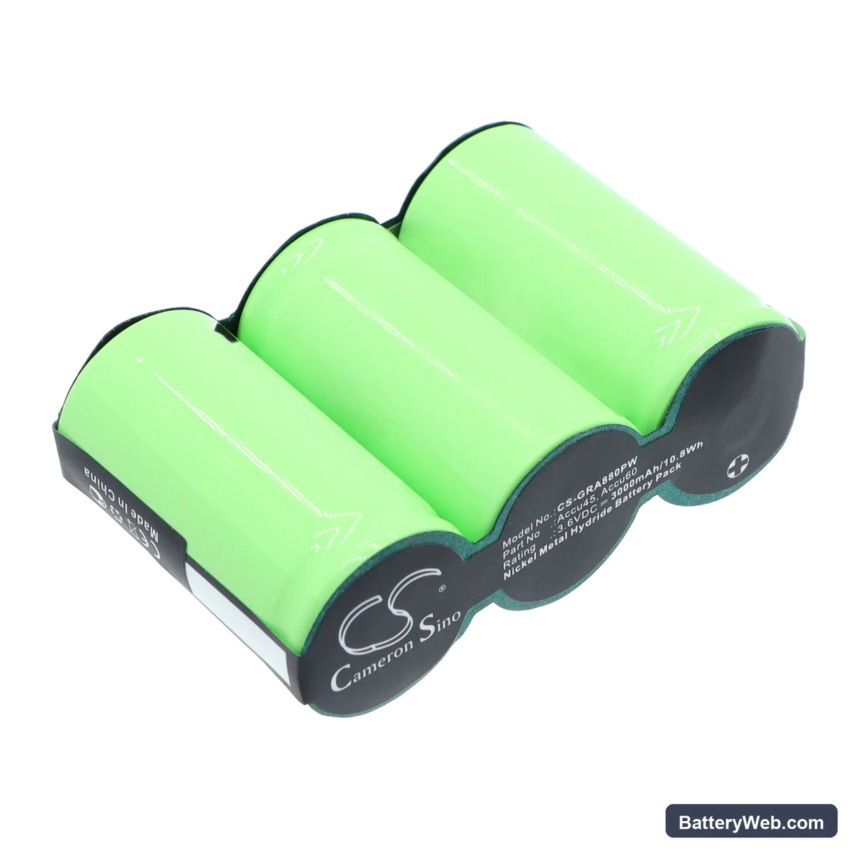 Gardena Rasenkantenschere 8800 Replacement Battery, 3.6V, 3000mAh, Ni-MH 4