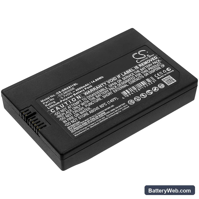 GE Druck DPI 611 Replacement Battery, 3.7V, 4000mAh, Li-Polymer 1