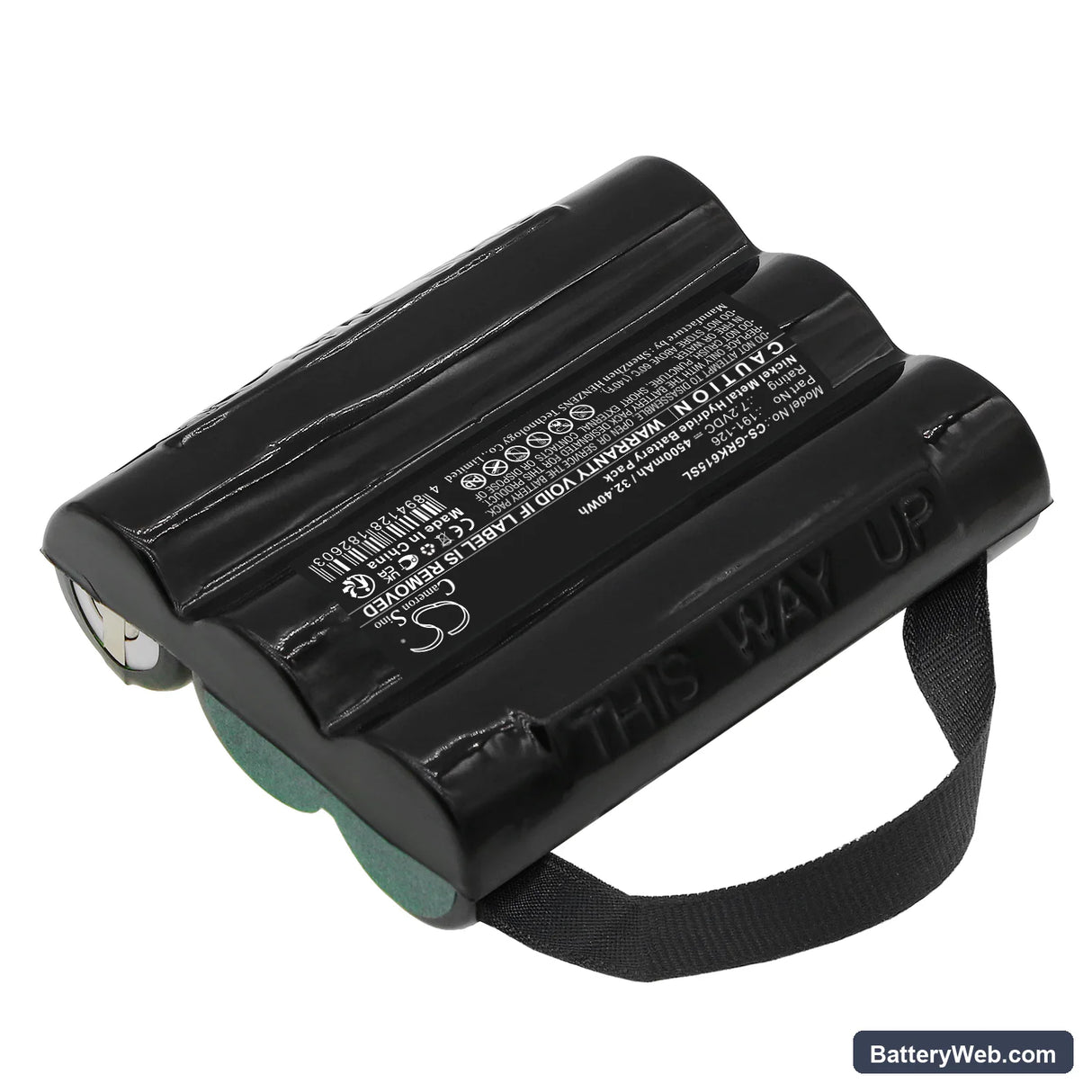 GE Druck DPI 610 Replacement Battery, 7.2V, 4500mAh, Ni-MH 2