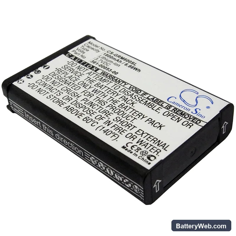 Garmin Montana 600 Replacement Battery, 3.7V, 1800mAh, Li-ion 1