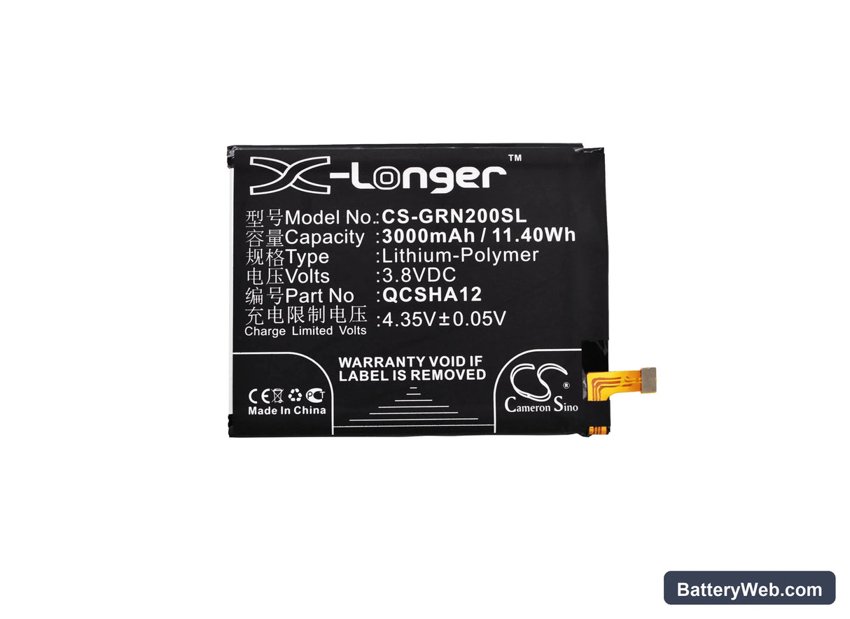 Green Orange N2 Replacement Battery, 3.8V, 3000mAh, Li-Polymer 5