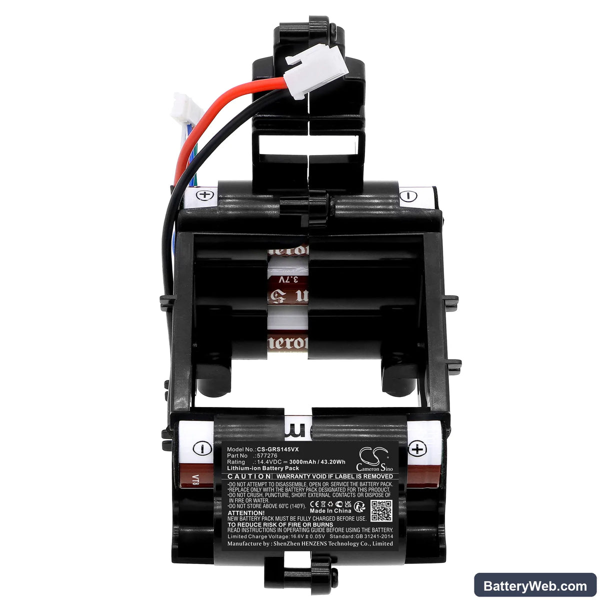 ETA 3449 Moneto Replacement Battery, 14.4V, 3000mAh, Li-ion 3