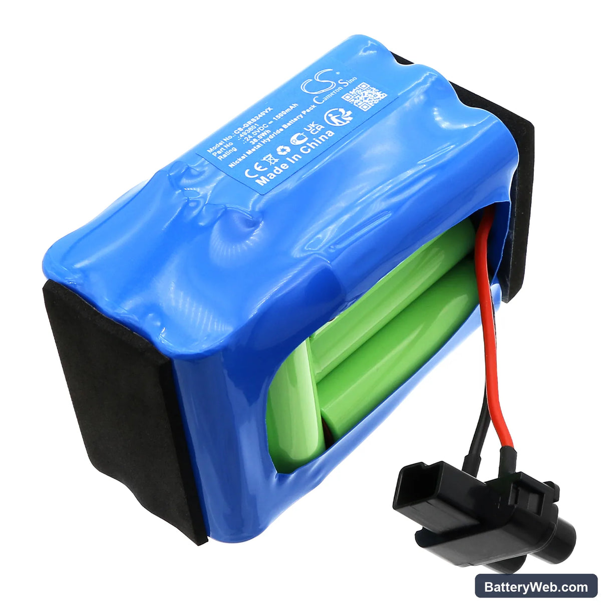 Gorenje 467587 Replacement Battery, 24V, 1500mAh, Ni-MH 1