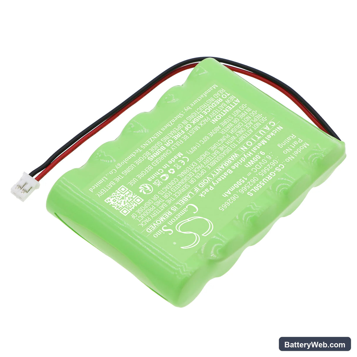 Legrand BAES Addressable Replacement Battery, 6V, 1500mAh, Ni-MH 2