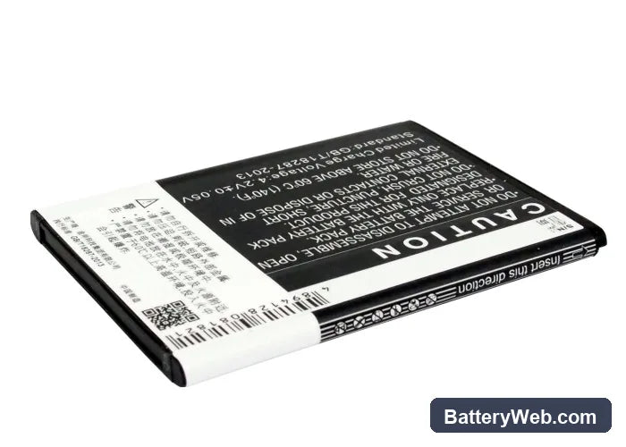 GSmart Roma R2 Replacement Battery, 3.7V, 1400mAh, Li-ion 4