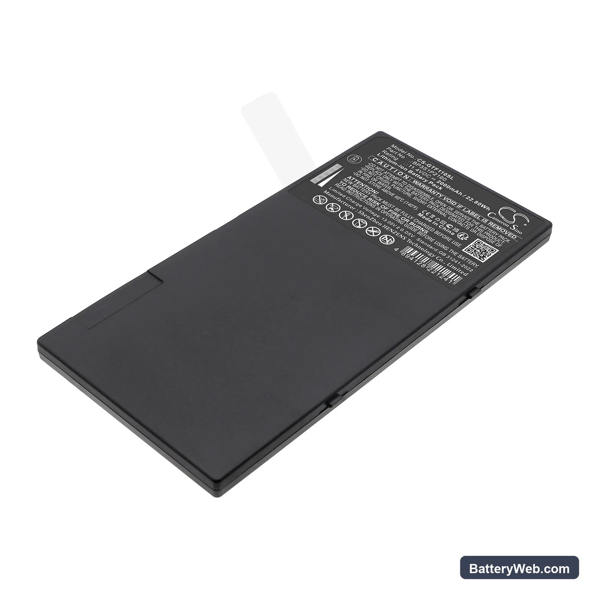 Getac F110 G2 Replacement Battery, 11.4V, 2000mAh, Li-ion 1