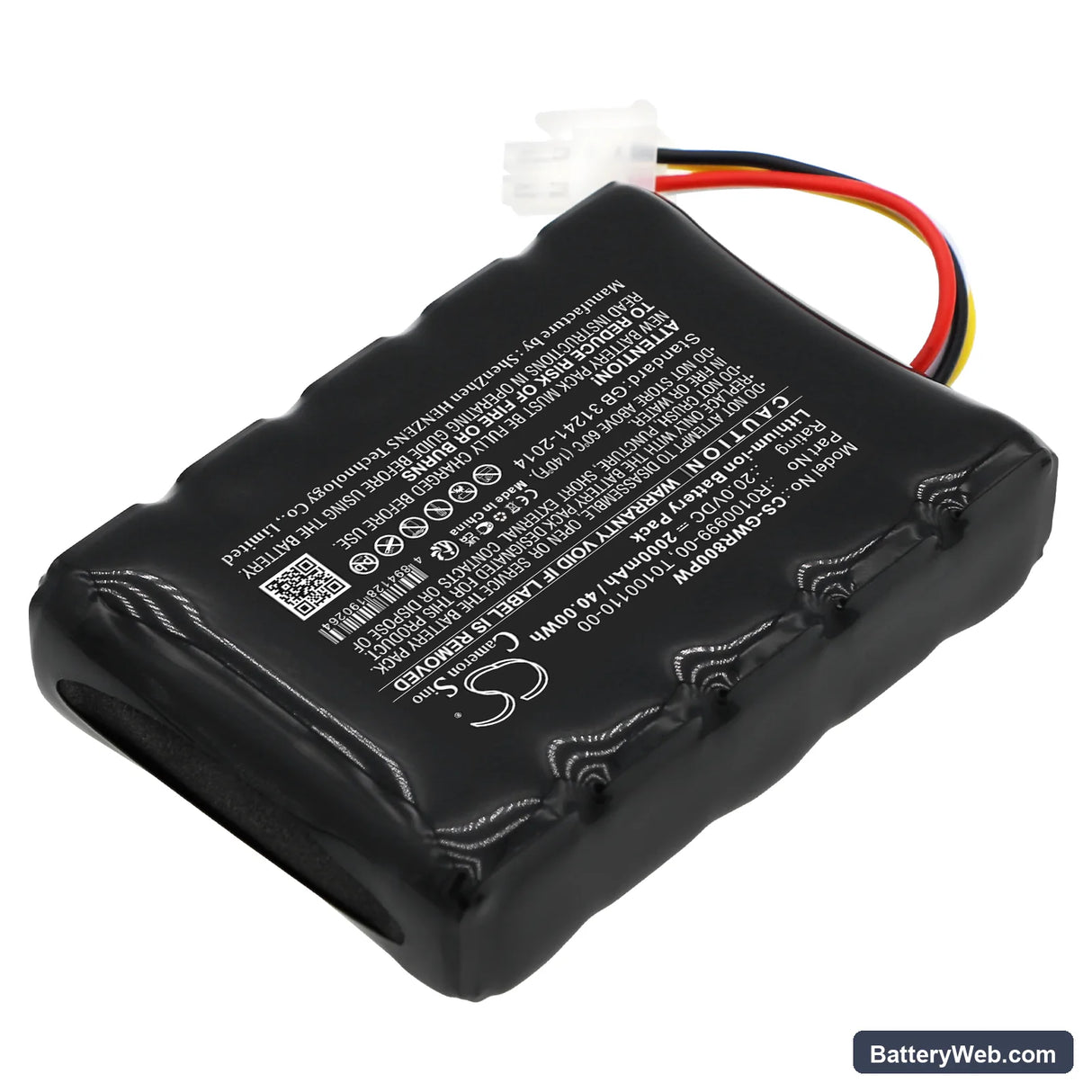 Cramer RM 800 Replacement Battery, 20V, 2000mAh, Li-ion 2