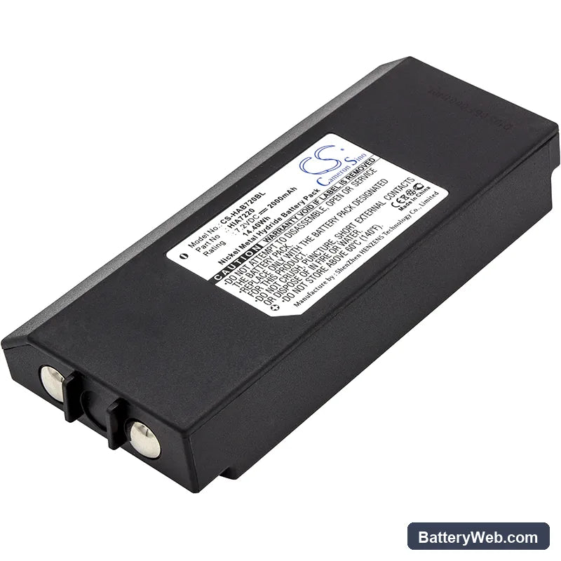 Hiab AMH0627 Replacement Battery, 7.2V, 2000mAh, Ni-MH 1