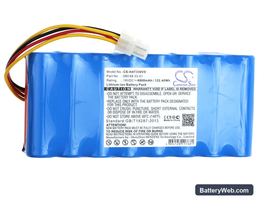 Husqvarna AM430X Replacement Battery, 18V, 6800mAh, Li-ion 5