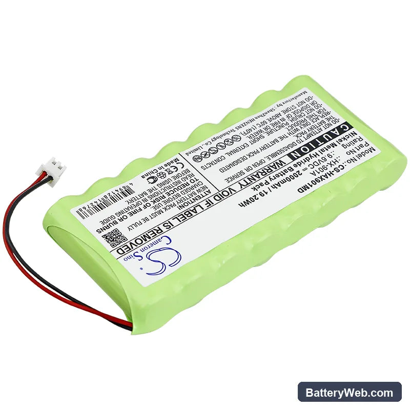 HUAXI HX-901A Replacement Battery, 9.6V, 2000mAh, Ni-MH 2