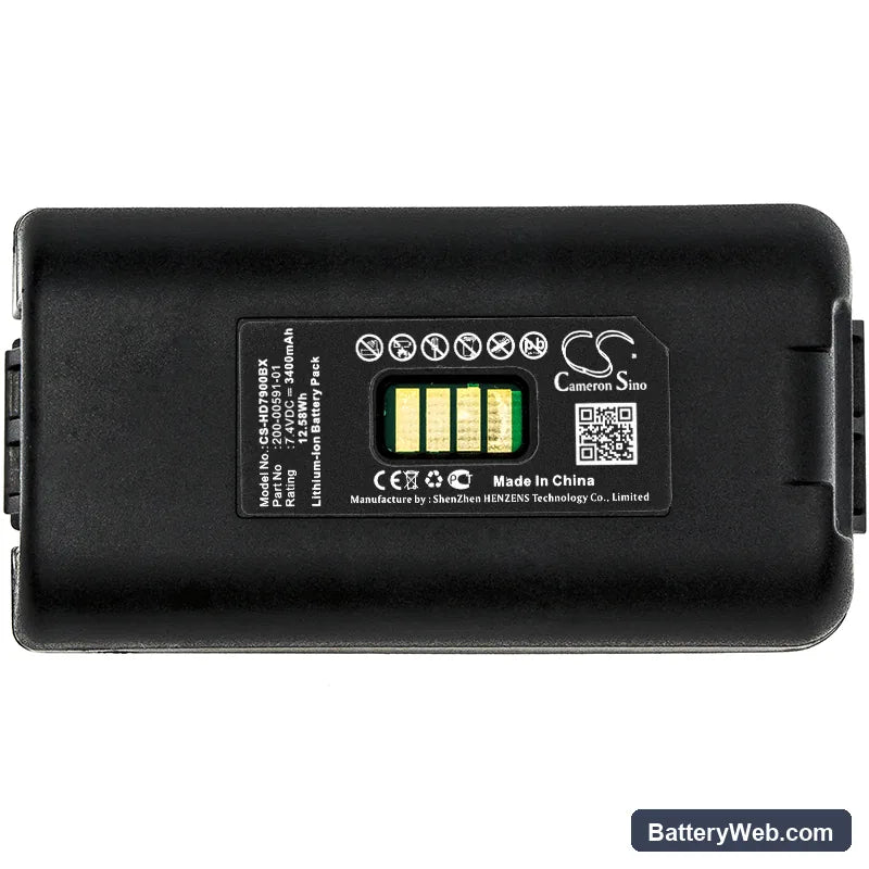 Reed S86 Replacement Battery, 7.4V, 3400mAh, Li-ion 3