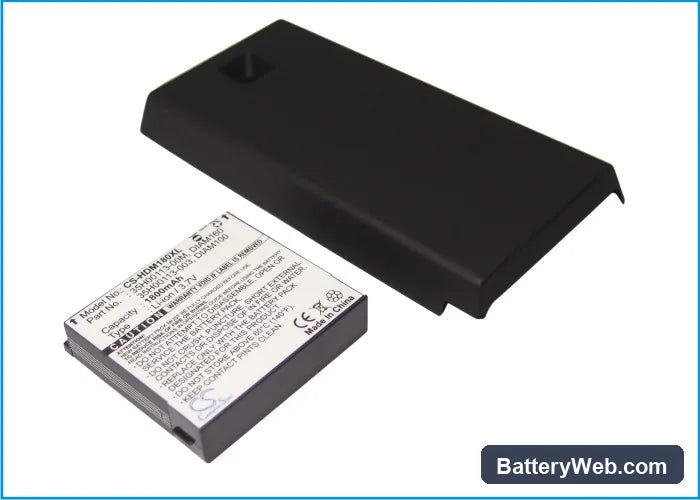 O2 XDA Ignito Replacement Battery, 3.7V, 1800mAh, Li-ion 2