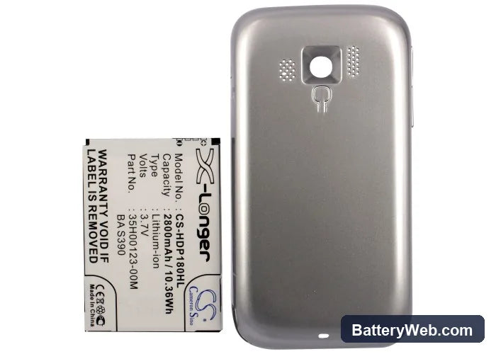 HTC Touch Pro 2 Replacement Battery, 3.7V, 2800mAh, Li-ion 5