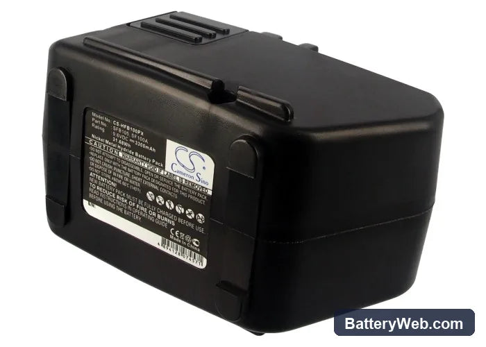 HILTI SFB105 Replacement Battery, 9.6V, 3300mAh, Ni-MH 1