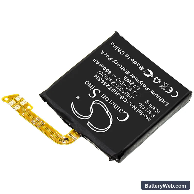 Huawei GT2 46mm Replacement Battery, 3.82V, 450mAh, Li-Polymer 2