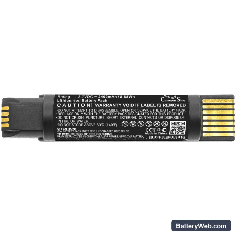 Honeywell 1932G Replacement Battery, 3.7V, 2400mAh, Li-ion 3