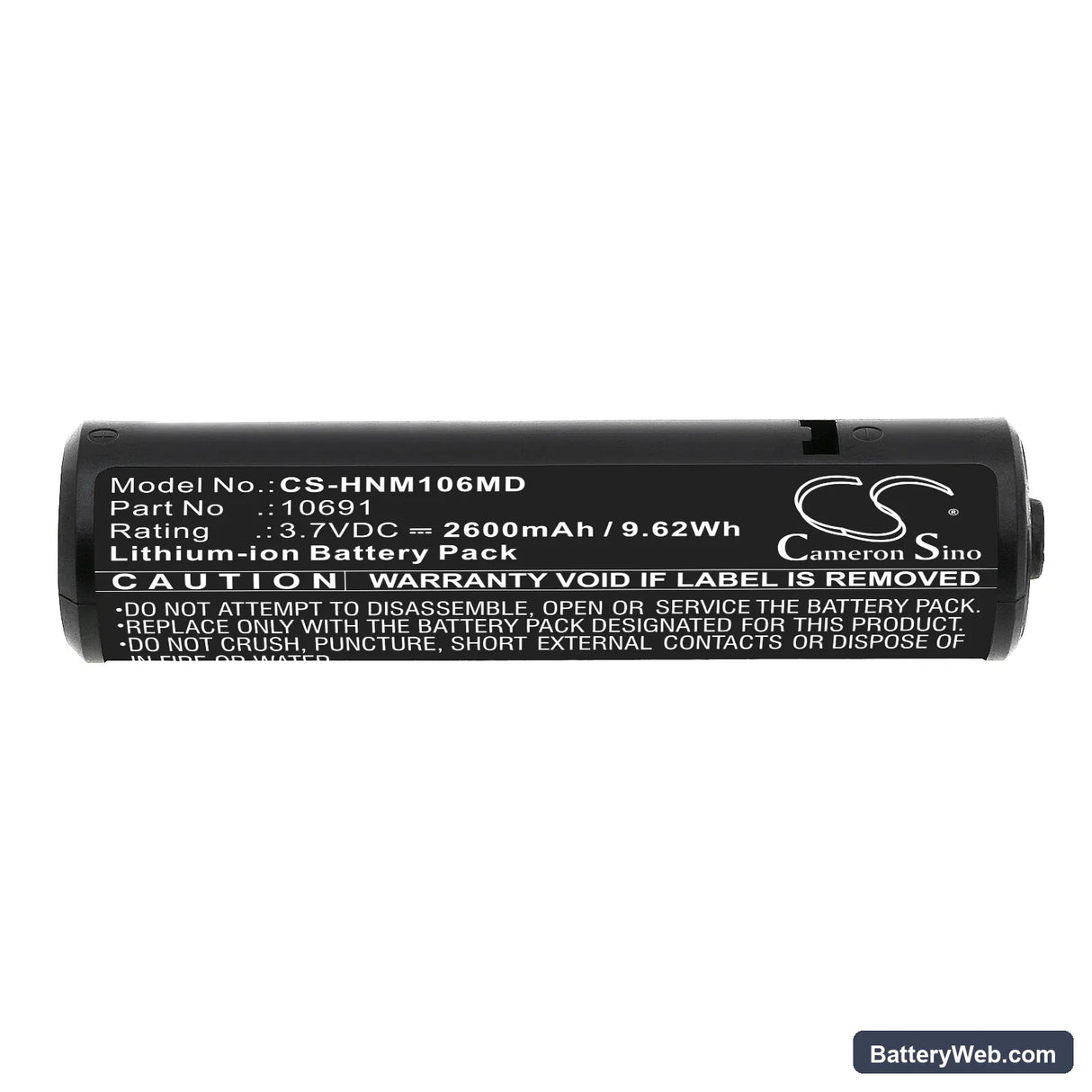 Riester 3.5V XL Replacement Battery, 3.7V, 2600mAh, Li-ion 3