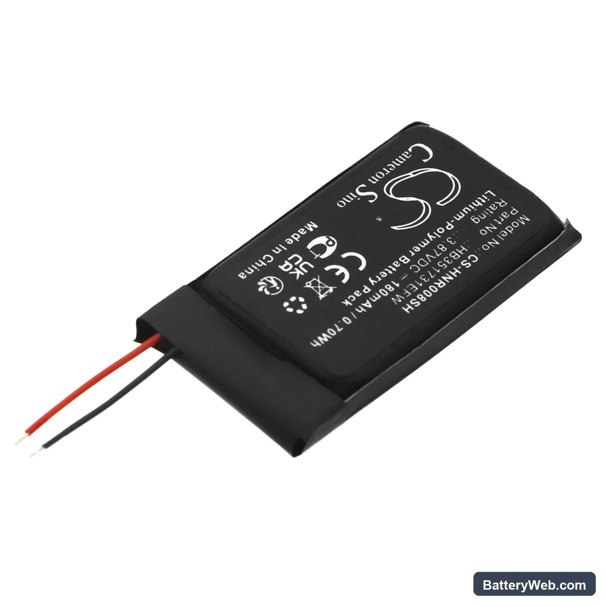 Huawei Band 7 Replacement Battery, 3.87V, 180mAh, Li-Polymer 2
