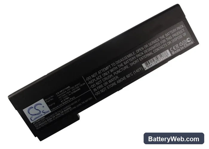 HP EliteBook 2170p Replacement Battery, 11.1V, 3700mAh, Li-ion 5
