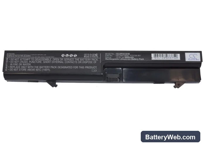 HP ProBook 4410s Replacement Battery, 10.8V, 6600mAh, Li-ion 5