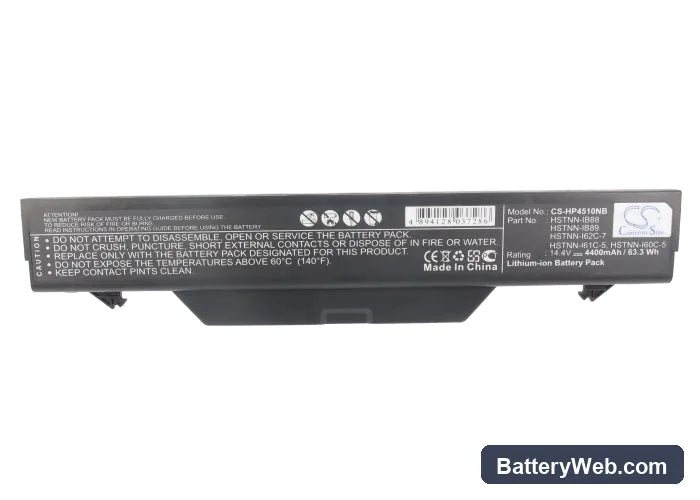 HP Probook 4510s Replacement Battery, 14.4V, 4400mAh, Li-ion 5