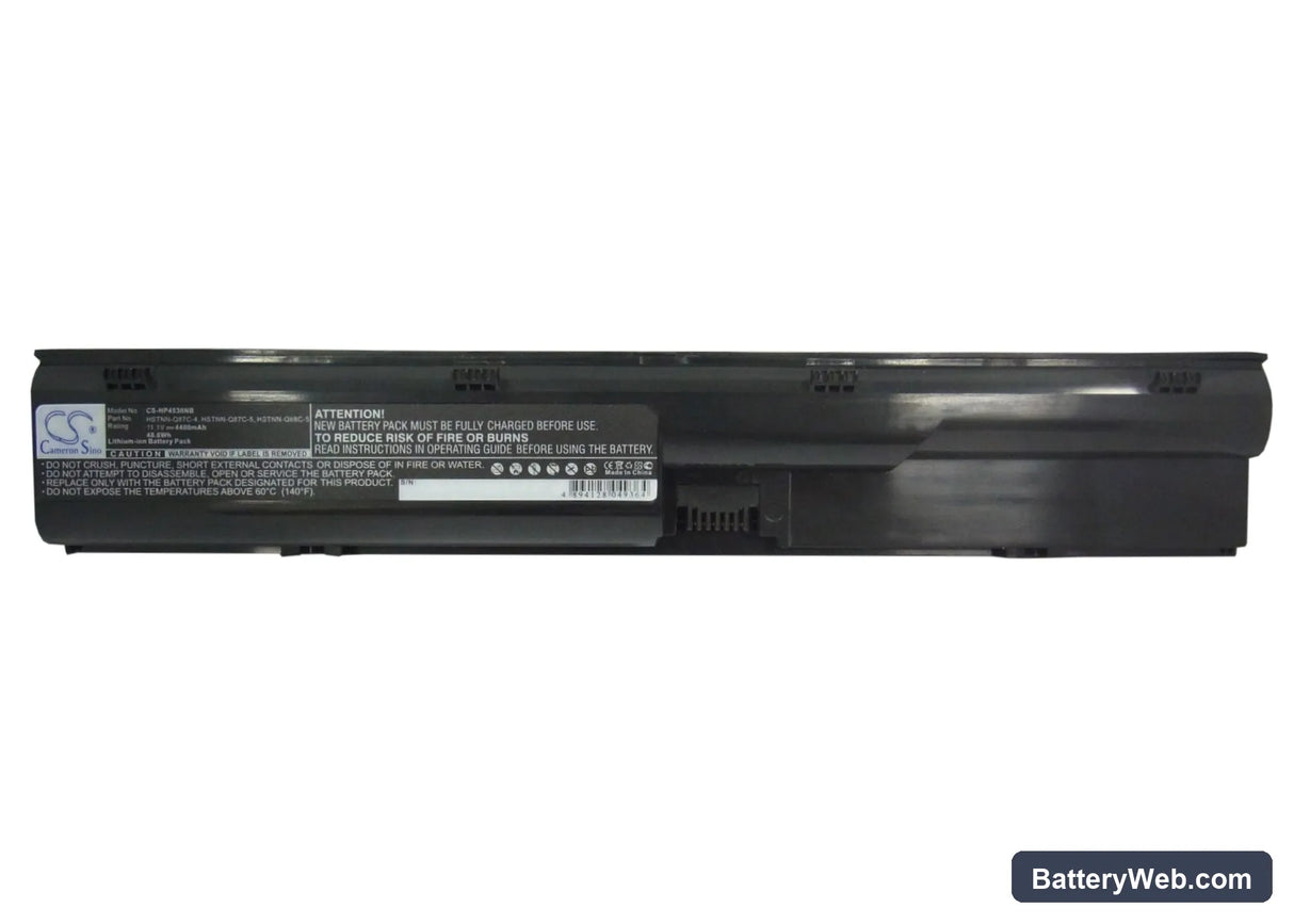HP ProBook 4435s Replacement Battery, 11.1V, 4400mAh, Li-ion 5